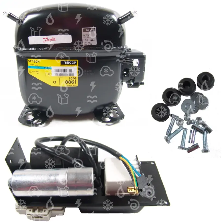 kompresor SECOP / DANFOSS SC18GH, HBP - R134a, 200 - 250V, 50 - 60 Hz